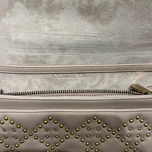 NWT Dior Addict studded wallet on a chain in nude - Picture 9 of 9